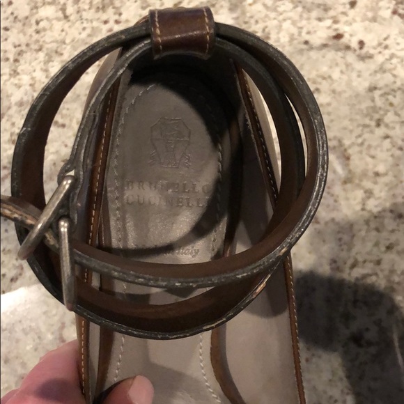 Brunello Cucinelli Women's Platform Wedge Heels - Picture 2 of 6